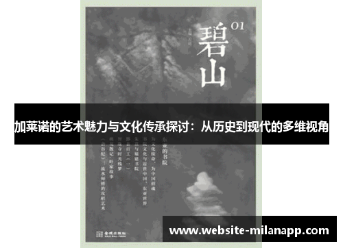 加莱诺的艺术魅力与文化传承探讨:从历史到现代的多维视角